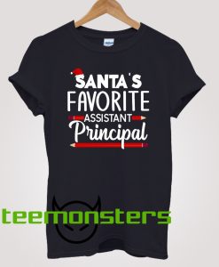 Santa's Favorite Assistant Principal T-Shirt