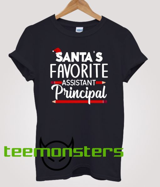 Santa's Favorite Assistant Principal T-Shirt