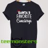 Santa's Favorite Concierge T-Shirt