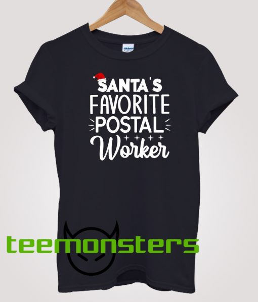 Santa's Favorite Postal Worker T-Shirt