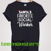 Santa's Favorite Social Workers T-Shirt