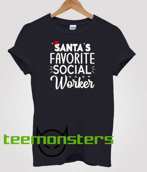 Santa's Favorite Social Workers T-Shirt