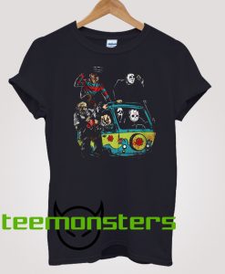 Scooby doo scary faces villains t-shirt