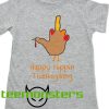 Thanksgiving Hand Turkey Toddler Shirt