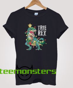 Tree Rex Christmas T-shirt