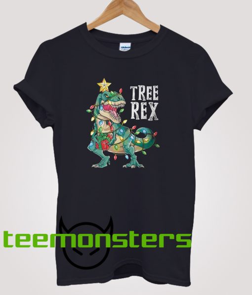 Tree Rex Christmas T-shirt