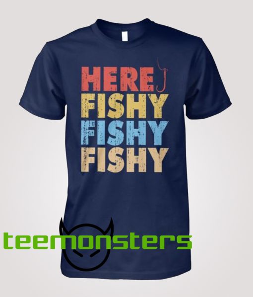 Vintage Fishy Fishy cool Fishing T-shirt