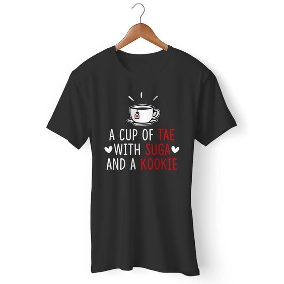 A Cup Of Tae With Suga And A Kookie Man's T-Shirt DN