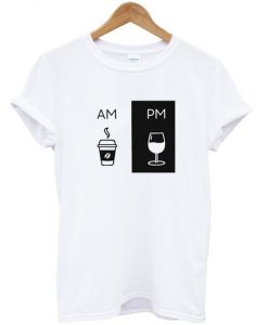 AM PM drink t-shirt AD