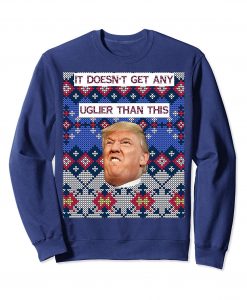 Anti Trump Ugly Christmas Sweatshirt AD