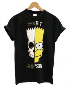 Bart Simpson Skull T shirt DN