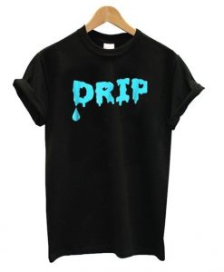 Blue DRIP t shirt AD