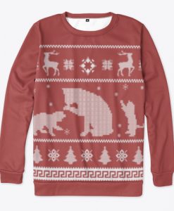 Cat Ugly Christmas Sweaters Sweatshirt TM