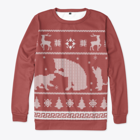 Cat Ugly Christmas Sweaters Sweatshirt TM