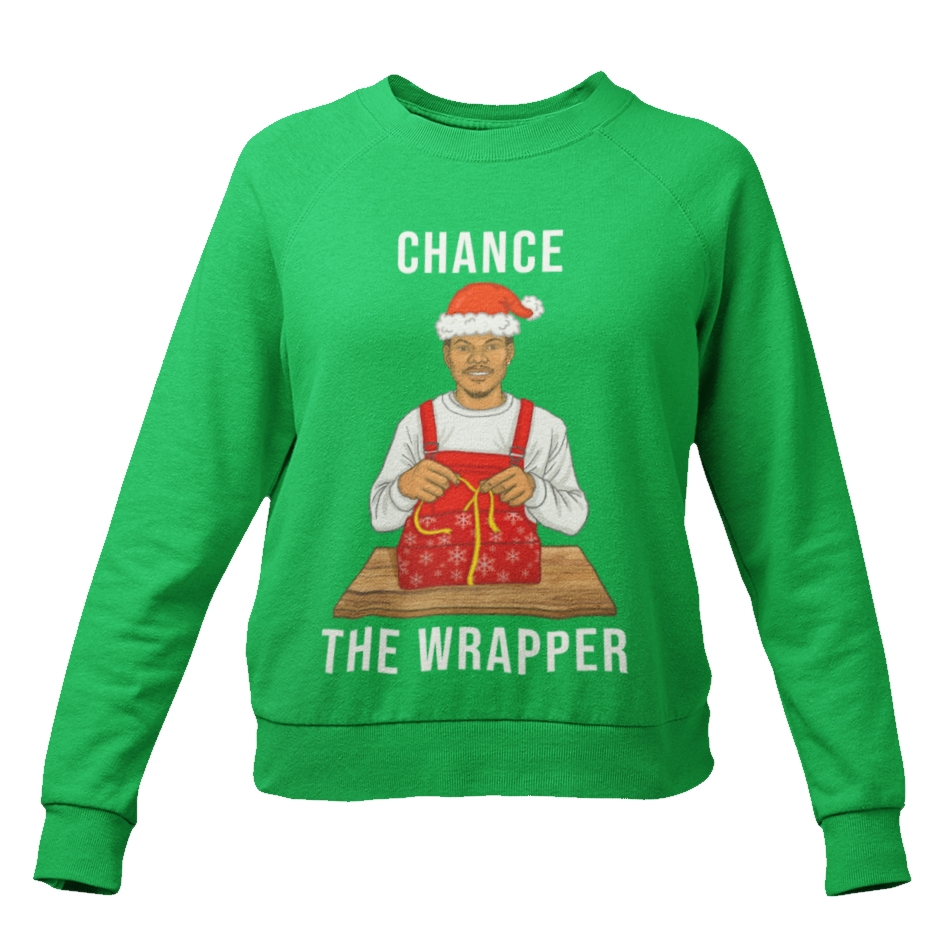 Chance The Wrapper Christmas Sweater AD