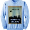 Christmas Sweater I Want To Believe Sweatshirt DN