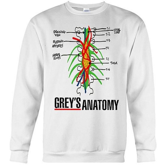 Derek Shepherd Tumor Case Hoody Greys Anatomy Sweatshirt DN