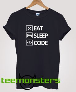 Eat Sleep Code Programmer T-shirt