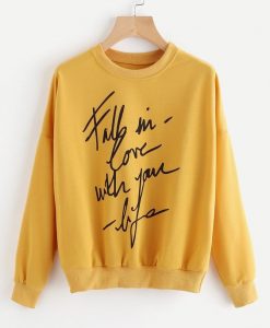 FALL IN LOVE Sweatshirt AD