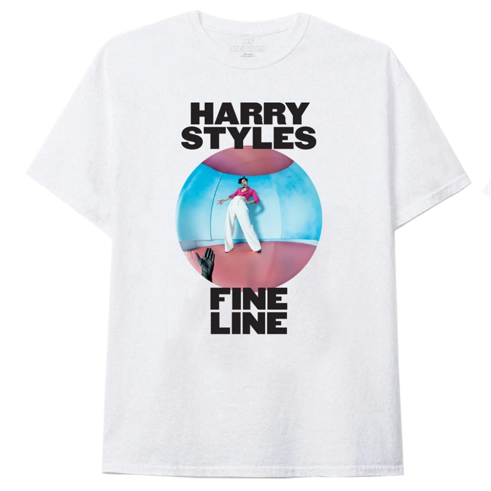 Fine Line White Tshirt AD