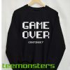 Game Over continue video game Sweatshirts