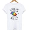 LGBT Ally Gay Pride Month Gifts Choose Love T shirt AD