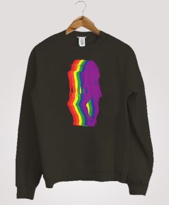 Lesbian Pride Rainbow Sweatshirt