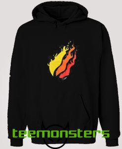 Line Fire Graphic Hoodie