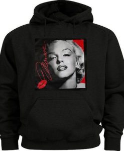 Marilyn Monroe black hoodie AD