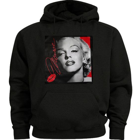 Marilyn Monroe black hoodie AD