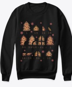 Math Teacher Gift I Christmas Cookie Sweatshirt TM