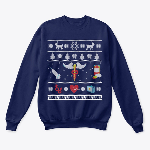 Nurse Ugly Christmas Sweater Sweatshirt TM