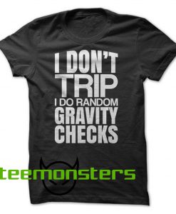 Random Gravity Checks T-shirt