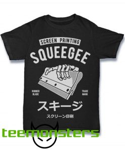 Screen Printing Squeegee T-shirt