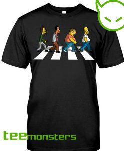 The Simpson Abbey Road T-shirt