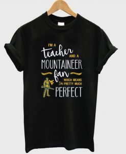 a teacher and mountaineer Tshirt DN