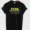 star wors t-shirt AD