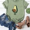 Avocado Print Cuffed Tee T-shirt RE23