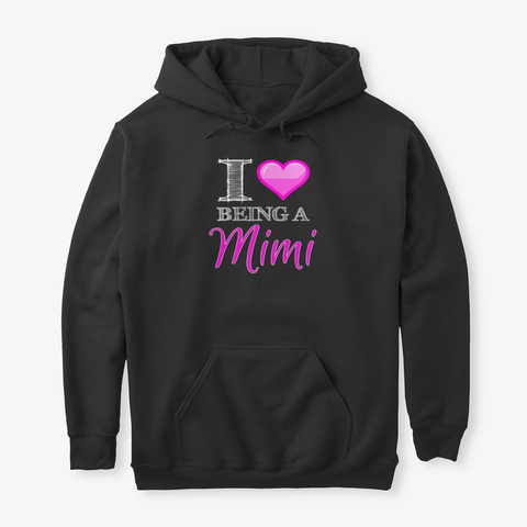 Being a Mimi Heart Love Mi Mi Valentine Hoodie IGS