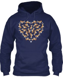 Best Basset Hound Valentine's Day Gifts Hoodie IGS