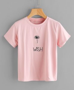 Dandelion Embroidered Tee RE23