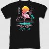 Flamingo Blossom Mens T-Shirt RE23