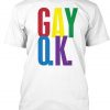 Gay ok T-shirt RE23