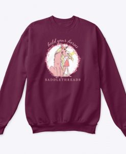 Hold Your Horses Valentines Sweatshirt IGS