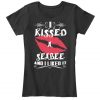 I Kissed Seabee And I Like It Couple Valentines Women's T-Shirt IGS