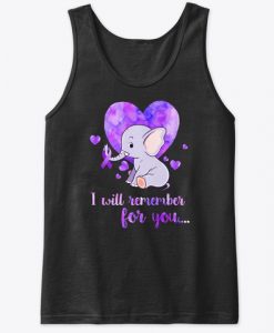 I Remember For You Alzheimer Valentines Tank Top IGS