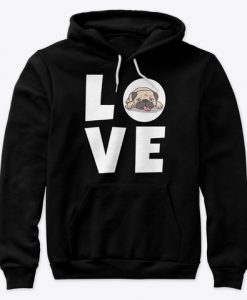 My Pug Is My Valentine Gift Hoodie IGS