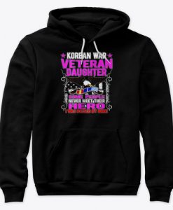 Proud Korean War Veteran Daughter I Was Valentine Hoodie IGS