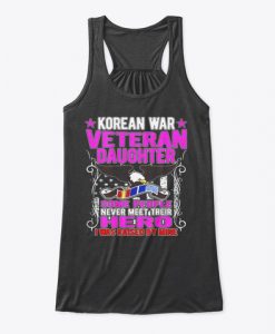 Proud Korean War Veteran Daughter I Was Valentine Women's Tank Top IGS