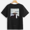 Pullovers Black Longline Figure T-Shirt RE23